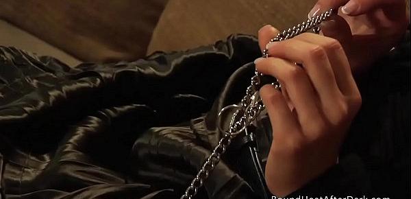  Lesbian Mistress Controlling Slave With Collar And Chain